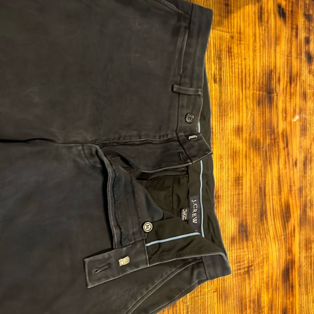 Navy blue chinos from J.Crew.